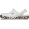 imageCrocs Kids Crocband Lightweight SlipOn ClogsWhite Holiday