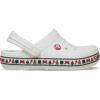 imageCrocs Kids Crocband Lightweight SlipOn ClogsWhite Holiday