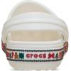 imageCrocs Kids Crocband Lightweight SlipOn ClogsWhite Holiday