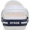 imageCrocs Kids Crocband Lightweight SlipOn ClogsWhiteNavy