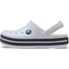 imageCrocs Kids Crocband Lightweight SlipOn ClogsWhiteNavy