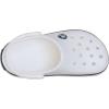 imageCrocs Kids Crocband Lightweight SlipOn ClogsWhiteNavy