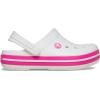 imageCrocs Kids Crocband Lightweight SlipOn ClogsWhitePink Crush
