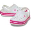 imageCrocs Kids Crocband Lightweight SlipOn ClogsWhitePink Crush