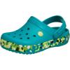 imageCrocs Kids Crocband Lightweight SlipOn ClogsGlow ConfettiTurbo Teal