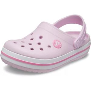 imageCrocs Kids Crocband Lightweight SlipOn ClogsBallerina Pink