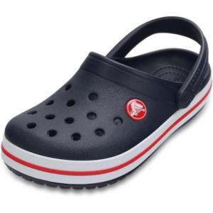 imageCrocs Kids Crocband Lightweight SlipOn ClogsNavyRed