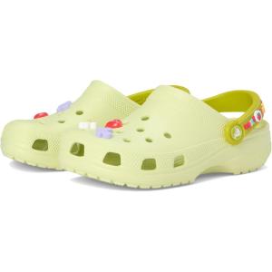 imageCrocs Kids Classic Clogs with Jibbitz CharmsFrothy Green