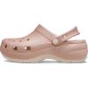 imageCrocs Womens Classic Platform Glitter Clog Quartz 10