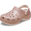 imageCrocs Womens Classic Platform Glitter Clog Quartz 10