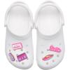 imageCrocs Jibbitz Girls Favorites Shoe Charm PacksBarbie Retro