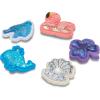imageCrocs Jibbitz Girls Favorites Shoe Charm PacksSquishy Beach Icons