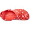 imageCrocs UnisexAdult Classic Clog  Seasonal GraphicCherry RedHearts  Butterflies