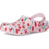 imageCrocs UnisexAdult Classic Clog  Seasonal GraphicPink MilkCherries