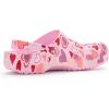 imageCrocs UnisexAdult Classic Clog  Seasonal GraphicPink MilkHearts