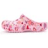 imageCrocs UnisexAdult Classic Clog  Seasonal GraphicPink MilkHearts