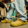 imageCrocs UnisexAdult Classic Crafted Canvas amp Suede ClogsAloe
