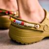 imageCrocs UnisexAdult Classic Crafted Canvas amp Suede ClogsAloe