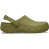 imageCrocs UnisexAdult Classic Crafted Canvas amp Suede ClogsAloe