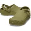imageCrocs UnisexAdult Classic Crafted Canvas amp Suede ClogsAloe