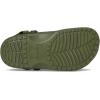 imageCrocs UnisexAdult Classic Crafted Canvas amp Suede ClogsArmy Green Suede