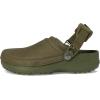 imageCrocs UnisexAdult Classic Crafted Canvas amp Suede ClogsArmy Green Suede