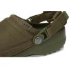 imageCrocs UnisexAdult Classic Crafted Canvas amp Suede ClogsArmy Green Suede