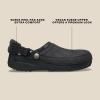 imageCrocs UnisexAdult Classic Crafted Canvas amp Suede ClogsBlack Suede