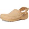 imageCrocs UnisexAdult Classic Crafted Canvas amp Suede ClogsCashew Suede