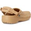 imageCrocs UnisexAdult Classic Crafted Canvas amp Suede ClogsCashew Suede