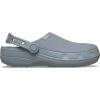 imageCrocs UnisexAdult Classic Crafted Canvas amp Suede ClogsConcrete
