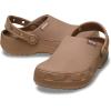 imageCrocs UnisexAdult Classic Crafted Canvas amp Suede ClogsMilk Chocolate