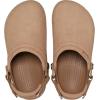 imageCrocs UnisexAdult Classic Crafted Canvas amp Suede ClogsMilk Chocolate Suede