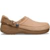 imageCrocs UnisexAdult Classic Crafted Canvas amp Suede ClogsMilk Chocolate Suede