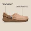 imageCrocs UnisexAdult Classic Crafted Canvas amp Suede ClogsMilk Chocolate Suede