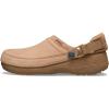 imageCrocs UnisexAdult Classic Crafted Canvas amp Suede ClogsMilk Chocolate Suede