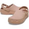 imageCrocs UnisexAdult Classic Crafted Canvas amp Suede ClogsPink Caramel