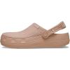 imageCrocs UnisexAdult Classic Crafted Canvas amp Suede ClogsPink Caramel