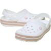 imageCrocs UnisexAdult Crocband ClogWhitePink Caramel