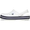 imageCrocs UnisexAdult Crocband ClogWhiteWhiteNavy