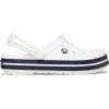 imageCrocs UnisexAdult Crocband ClogWhiteWhiteNavy