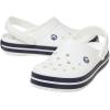 imageCrocs UnisexAdult Crocband ClogWhiteWhiteNavy