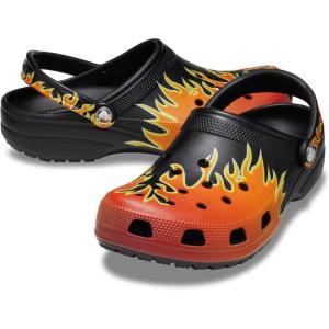 imageCrocs UnisexAdult Classic Clog  Seasonal GraphicBlackMulti