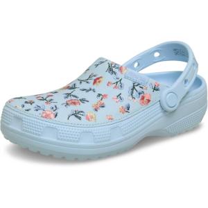 imageCrocs UnisexAdult Classic Crafted Canvas amp Suede ClogsBlue Frost