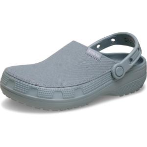 imageCrocs UnisexAdult Classic Crafted Canvas amp Suede ClogsConcrete