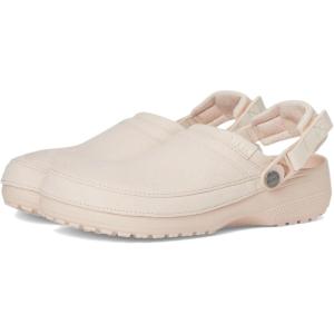 imageCrocs UnisexAdult Classic Crafted Canvas amp Suede ClogsQuartz Suede