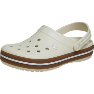 imageCrocs UnisexAdult Crocband ClogSummit White Gum