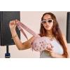 imageCrocs Classic Belt Waist Bag Customizable Fanny Pack Personalize with Jibbitz Charms Powder Pink One SizePowder Pink