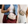 imageCrocs Classic Belt Waist Bag Customizable Fanny Pack Personalize with Jibbitz Charms Powder Pink One SizeTaupe