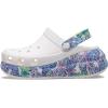 imageCrocs Unisex Adult Crush ClogsWhiteMulti Butterfly